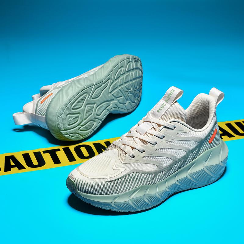 Bequem Atmungsaktiv Leicht MD Außensohle Stoßdämpfer Rutschfest Größe 39-47 Herren Neue Mode Sportschuhe Freizeitschuhe