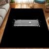 Bold Design: Big Bang Symbolism Carpet Floor Mats Living Room and Bedroom Mats Protective Pad Fashion Room