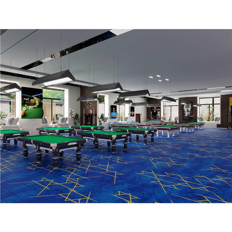Billiard Hall Nylon Carpet: Waterproof, Fireproof, Full Coverage for Commercial Use