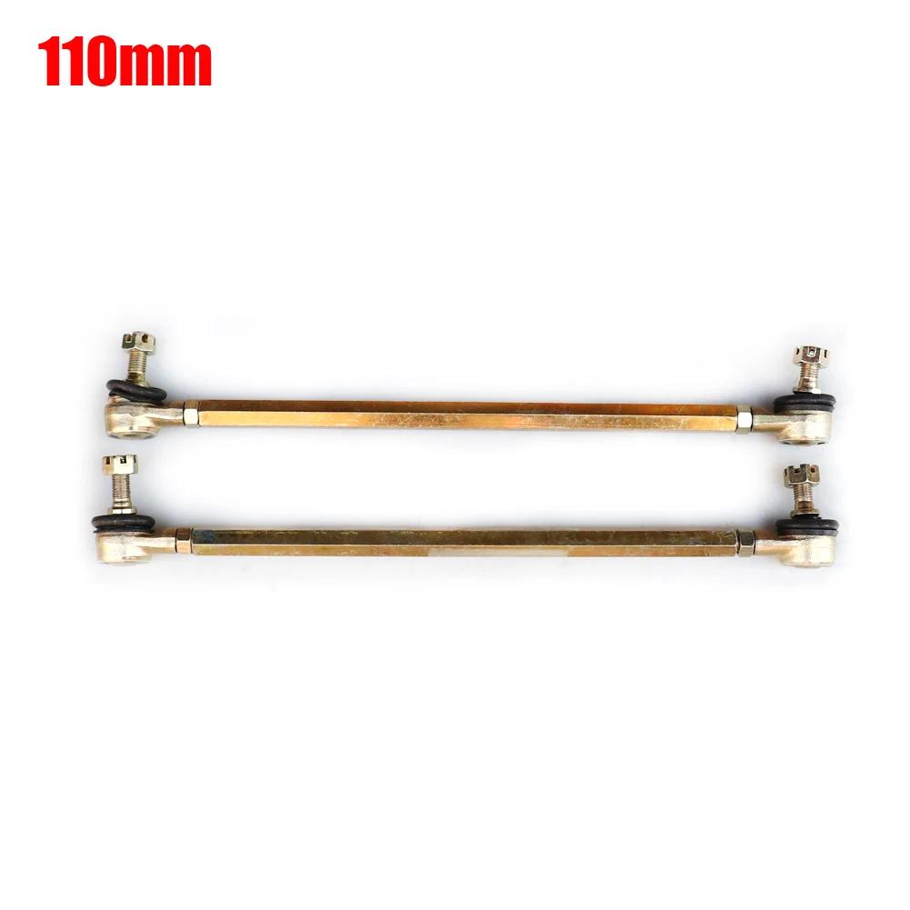 1 Paar Set 90MM-290MM M10 Lenkwellen Spurstange Mit Spurstangenkopf für 4 Rad Go-Kart Karting Modifikation ATV 50cc-250cc