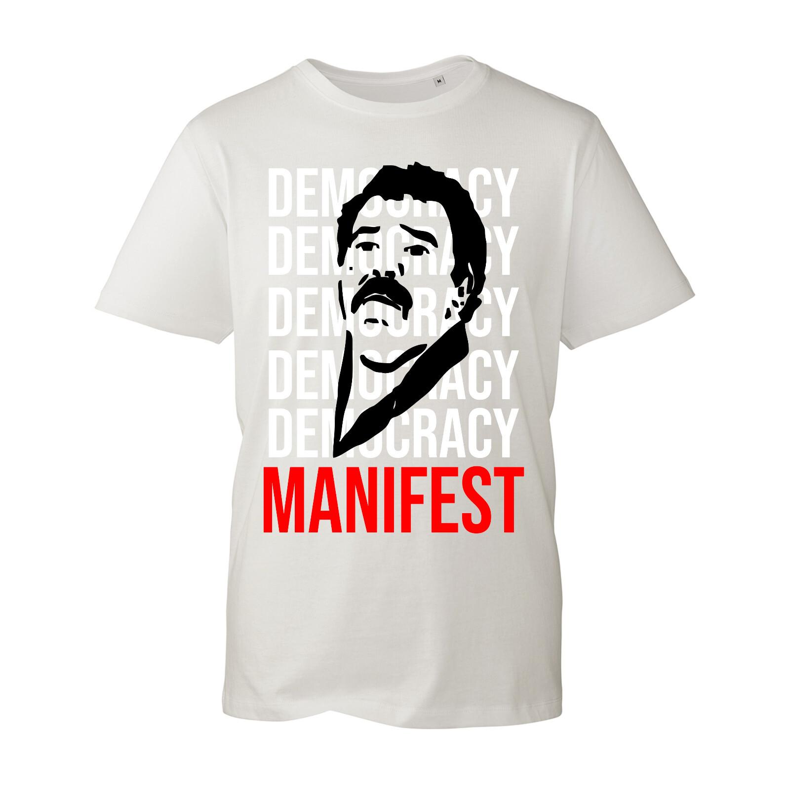 T Shirt This is Democracy Manifest UK Graphic T-Shirt Succulent Chinese Meal XXL