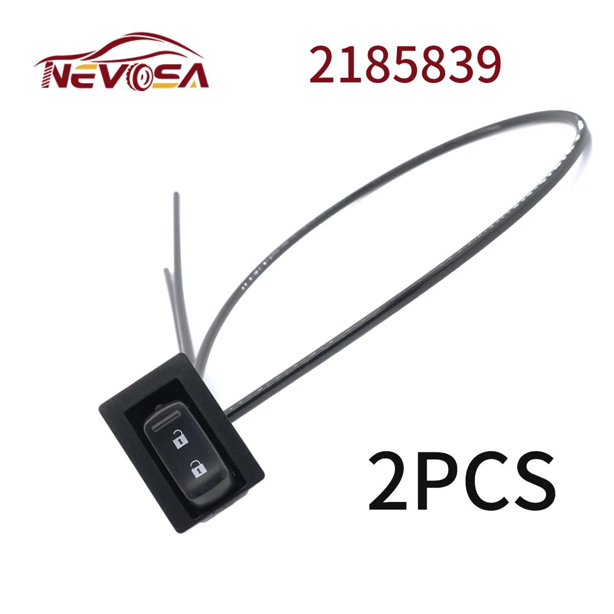 NEVOSA 2PCS For Scania Truck Switch Panel With Hose Steering Lock Switch 2185839 1797971 1485066 232027 Car Parts 2185839-2Pcs