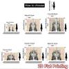 2D flat printing 2pcs Window Drapes Cute Cat Face Yarn Balls Digital Printed Polyester Drapes Holiday Decorations Perfect for
