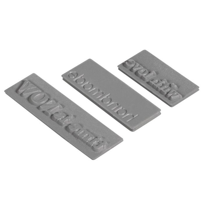 Blade. . . Love,handmade,time. . . , 30x15mm, 40x15mm, 50x15mm, 3 Pieces