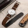 Torbollo Watch Strap, Soft Vintage Suede Leather Watch Band, 4 Retro Colors, 18/20/22mm, 1.5mm Thick, Fits Wrist Sizes 6.7-9.5 Inches