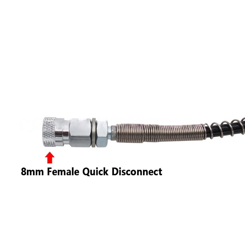 1Pcs Air Diving Din G5/8 Connect Fill Station Filling Charging Adaptor Valve Hpa 6000Psi/400Bar Stainless Steel With 50Cm Hose