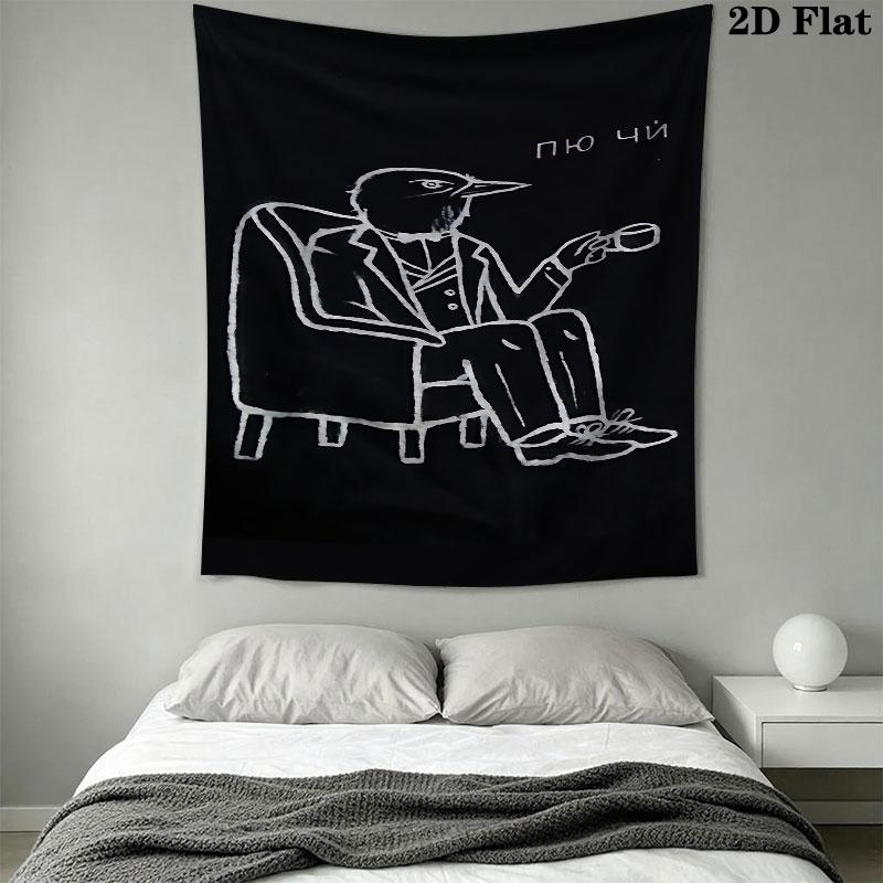 Rusty Lake Card Wall Hanging Printed Fabric Blanket Decorative Tapestries for Bedroom Living Room Home Decor
