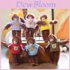 Monkey Plush Keychain Backpack Charm Stuffed Animal Toy Pp Cotton 20cm Gift For Kids