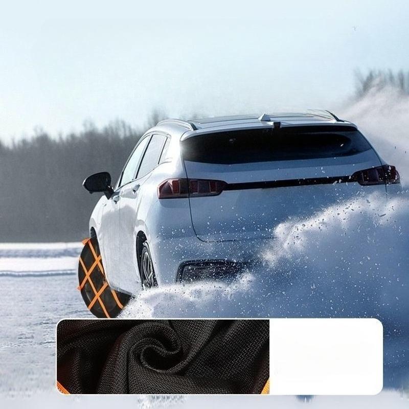 Schneekette Reifenkette Set Radbinder Gurte Autoreifen Ketten Winter Vollumwickelt Anti-Rutsch Socken Kette Anti-Rutsch Schnee Notfall