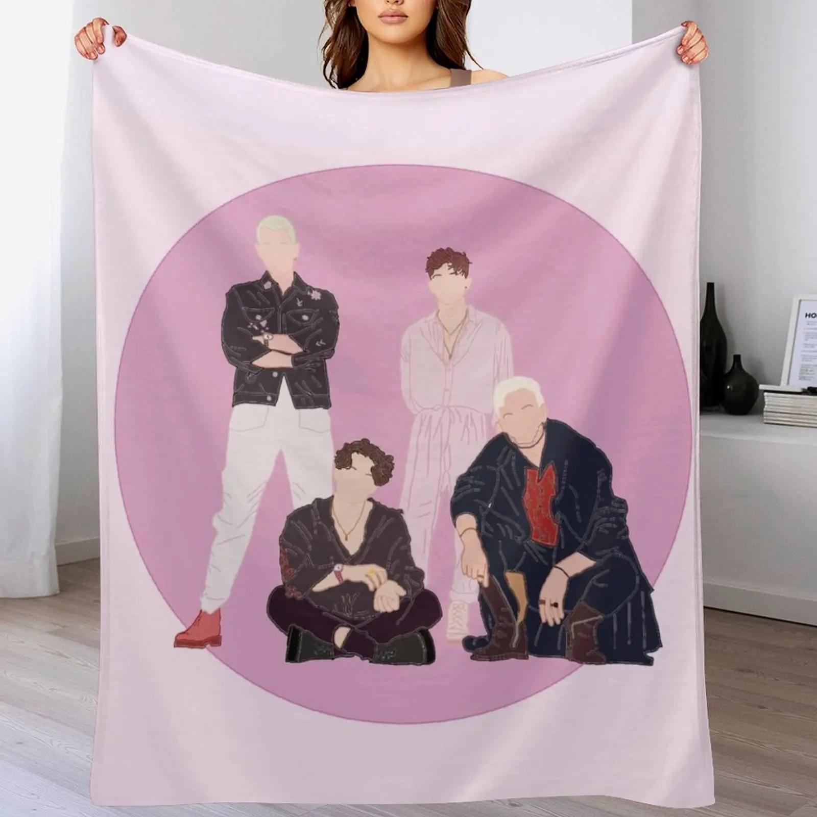 The Vamps Cherry Blossom Throw Blanket Plush Fuzzy Cozy Blanket for Couch Sofa 102x76cm(40x30in)