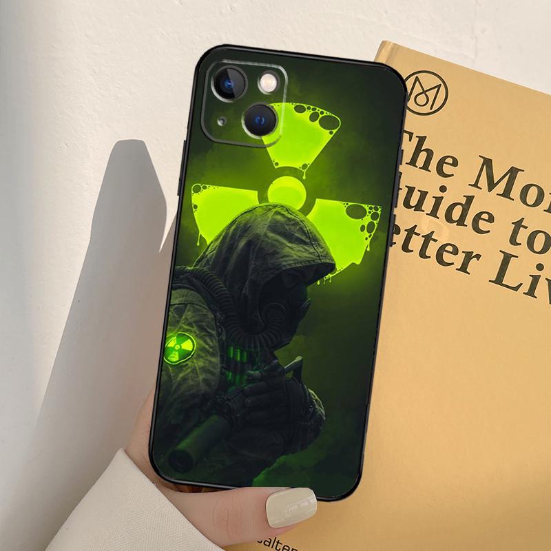 

Nuclear Radiation Emblem Phone Case For iPhone 17 16 14 13 12 11 15 Pro Max mini XR 16e 15 16 Plus 17 Air Full Cover iPhone 11