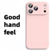 Mode Effen Kleur Schokbestendige Beschermende Vloeibare Siliconen Telefoonhoesje voor Iphone 17 Pro Max/17 Pro/17/Air