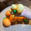 Carrot Stress Toy Anti-Anxiety Carrot Squeeze Toy Slow Rising Stretchy Simulated Vegetable