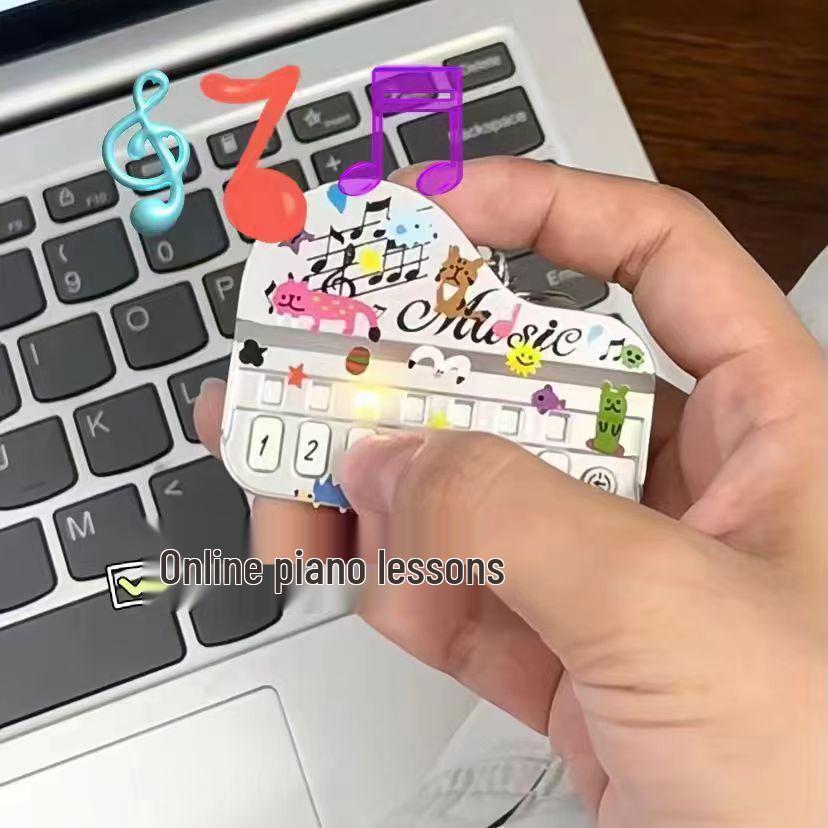 Exklusiver Neukunden-Gutschein: Kreatives Leuchtendes Klavier Meister Schlüsselanhänger Spielzeug
