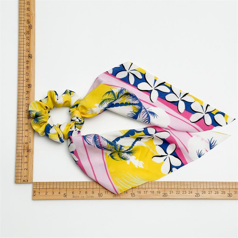 Long Ribbon Decorative Hair Tie for Women Seasonal Elegant Accessory Quality Elastic Hair Ring