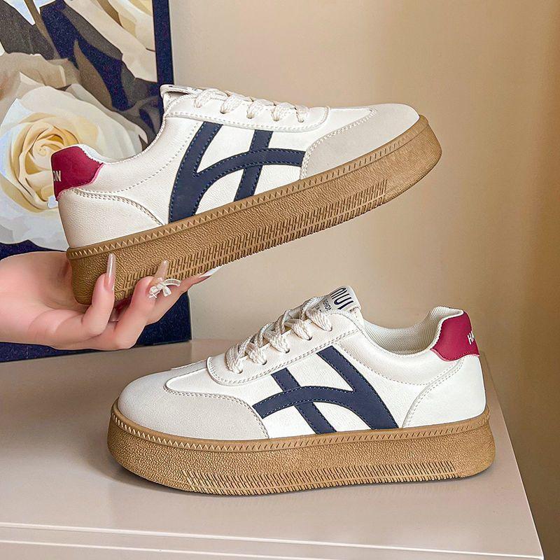 Summer new board shoes student casual retro small size platform sneakers