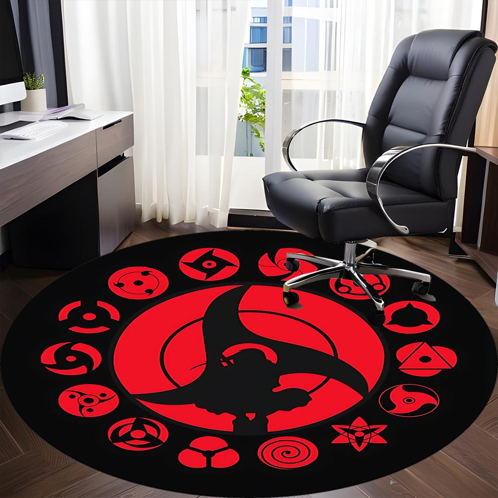 NARUTO Office Round Area Rug,  Under Office Chairs Bedroom Living Room Home Decor a0908161