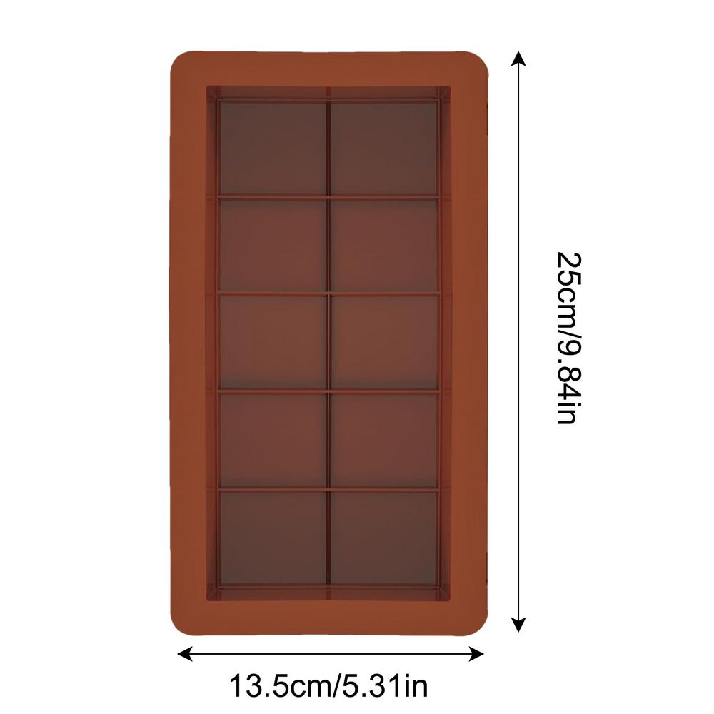 Chocolate Bar Molds Silicone Bars Break Apart Wax Melt Mould Easy Release Rectangle For Protein And Energy Handmade Gift Molds
