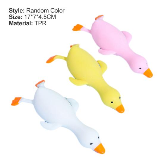 Sand Filled Duck Shape Kneading Squeeze Decompression Toys Animal Ornaments for Gifts