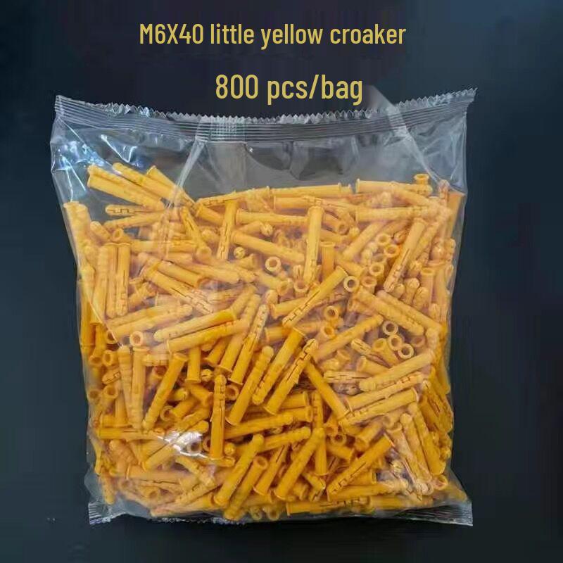 M6 Plastic Expansion Tubes & Wall Plugs for Self-Tapping Screws (6mm & 8mm)