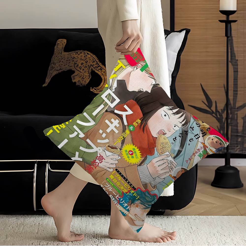 

Anime Skip and Loafer Cushion Cover Polyester Sofa Cushions Decorative Throw Pillows Home Decoration Pillowcover 12x12Inch
