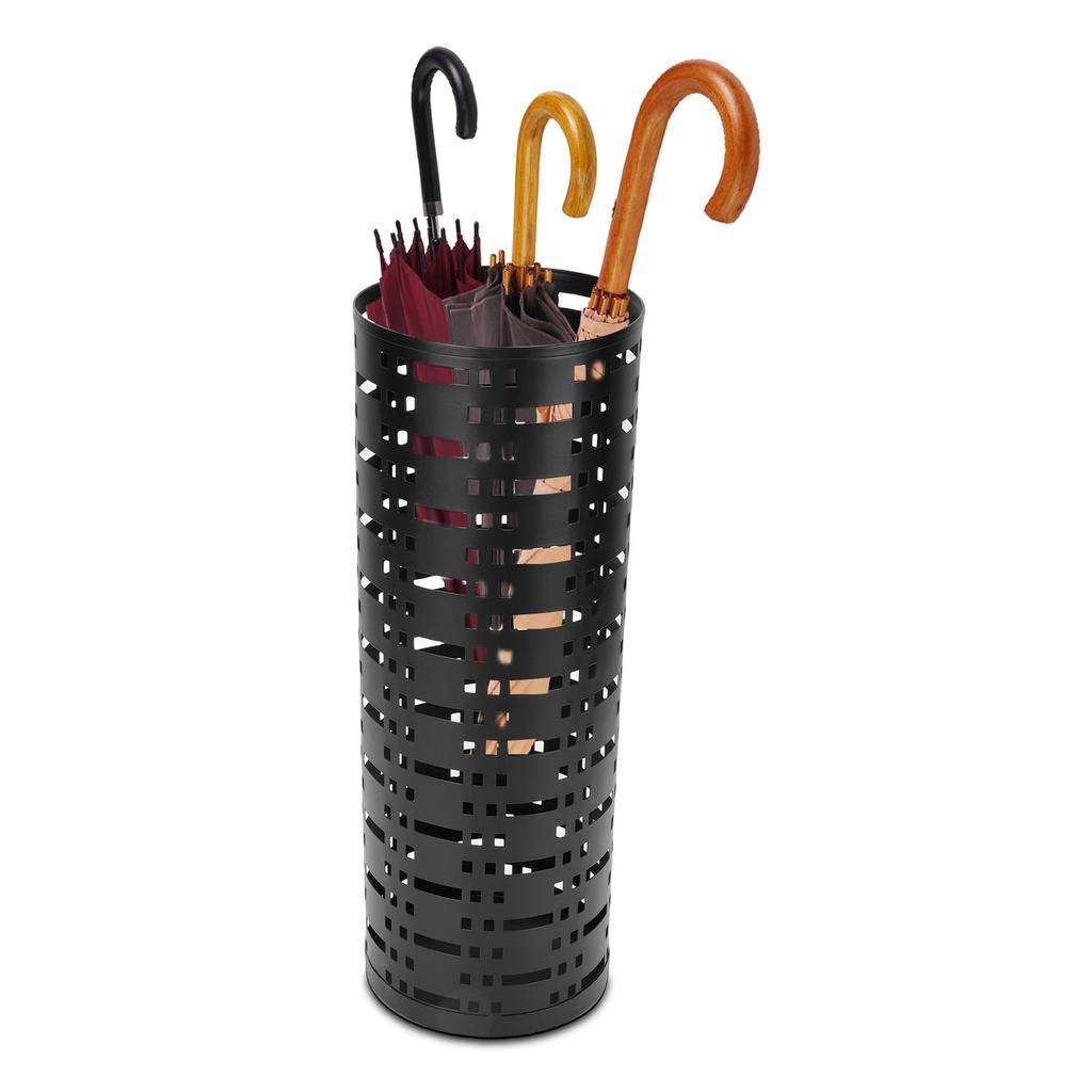 Metal Umbrella Holder for Entryway Hollow Out Alloy Umbrella   Round Shaped for   Hotel