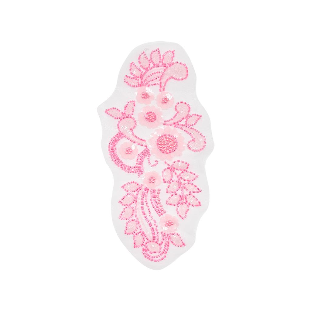 Multi-Color Mesh Beaded Sequins Flower Cloth Sticker Lace Lace Accessories Wedding Dress Handmade Diy Accessories Decoration