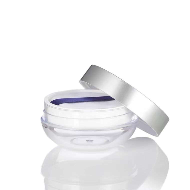 20g Loose Powder Case with Sponge Refillable Handmade Cosmetics Small Travel Powder Box Puff, Container, Container,