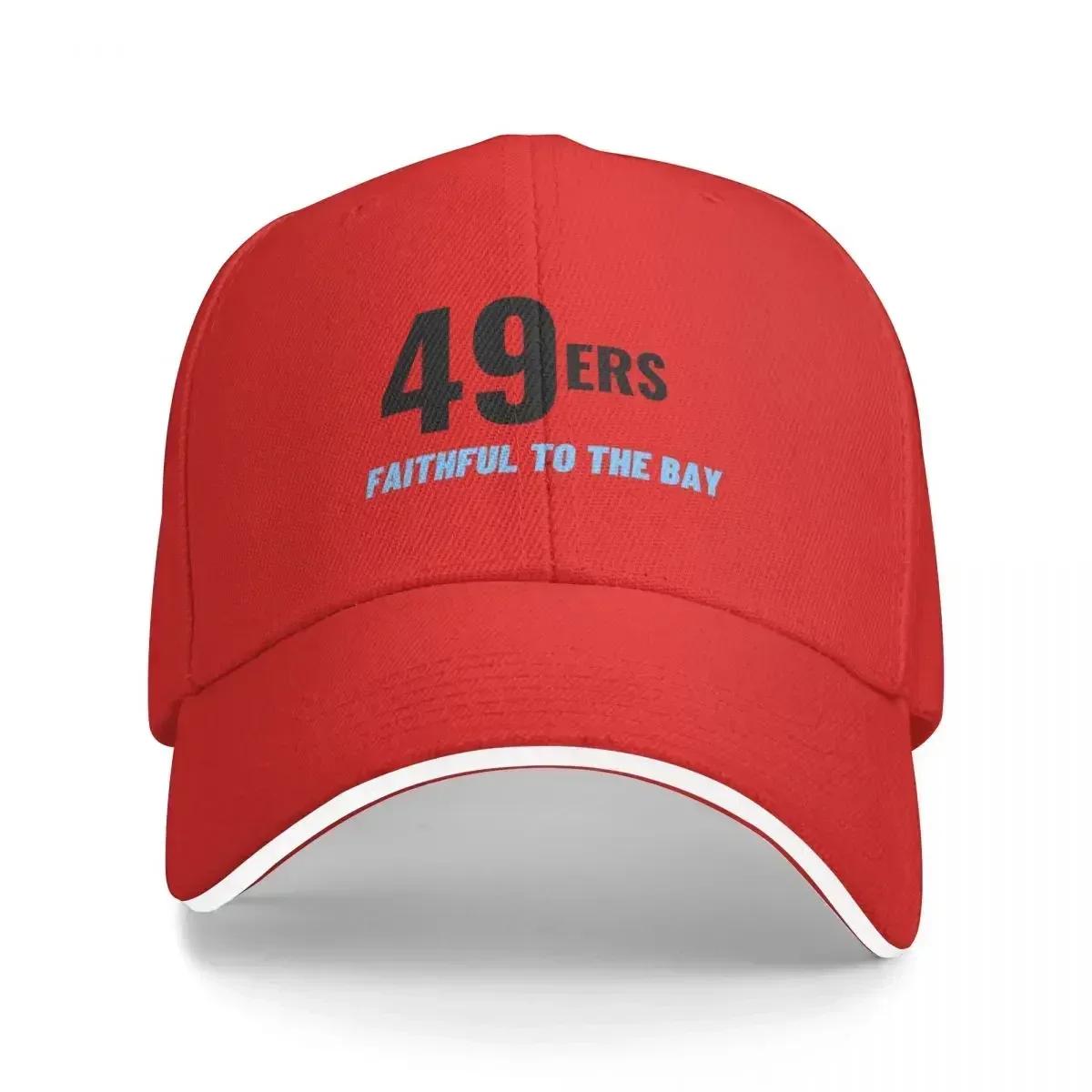 49ers  Faithful to the bay Baseball Cap Sports Cap Vintage Rugby Military Tactical Cap Hats Woman Mens