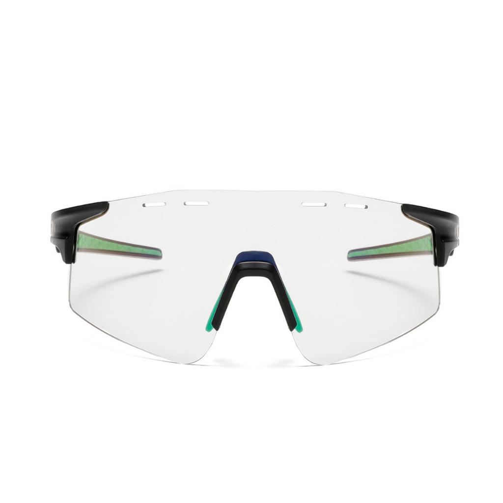 Farbwechselnde Sonnenbrillen für den Radsport, winddichte Outdoor-Sportbrillen, rutschsichere Schutzbrillen mit Sekundärspritzguss, großer Rahmen, 9061