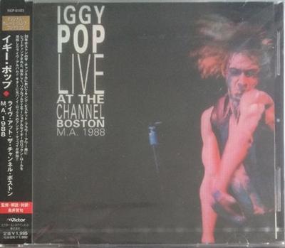 CD IGGY POP - Live At The Channel, Boston M.A. 19 VICP61423 Revenge Records 2001 Japan Rock Used