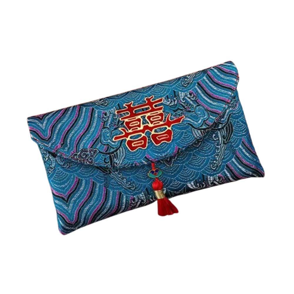 Cloth Wedding Money Pocket Chinese Style Red Packet HongBao New Year Red Envelope  Spring Festival