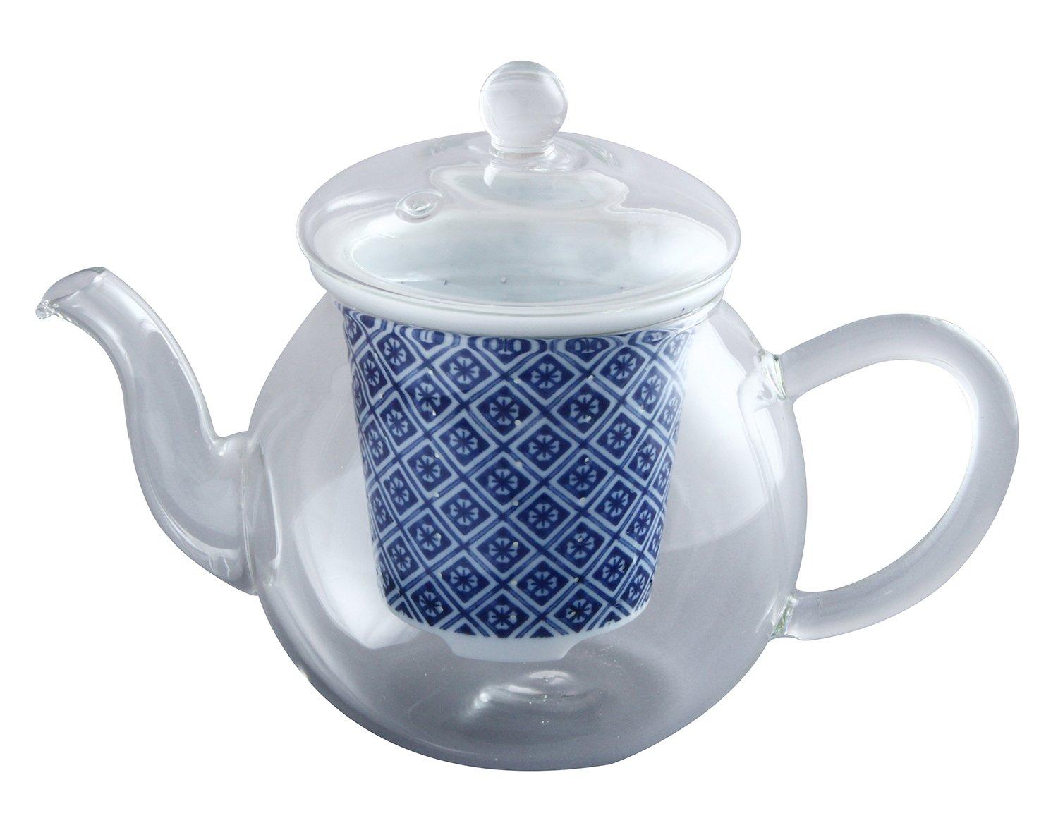 

Arita ware Celand Glass Stylish Pot, Hana Shippo KA-300