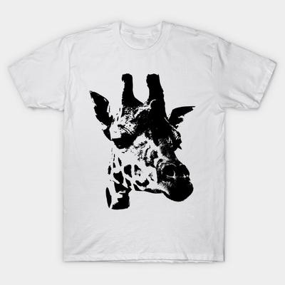 T Shirt Women Giraffe Harajuku Print Kawaii Tshirt Summer Short Sleeve Female T-Shirt Top Tee