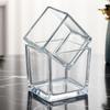 Geometric Cube Vase Transprent Candle Holder Minimalist Fish Tank  Home