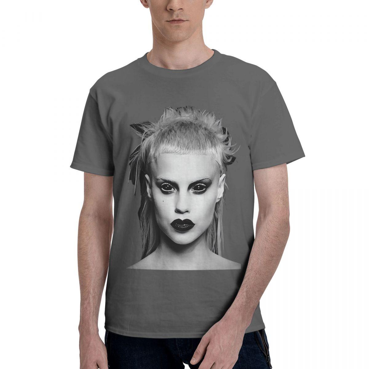 BenberFashion Die Antwoord Yolandi Visser Gezicht 100% Katoen Casual Ademend Comfortabel Manga Grappig T-shirt Voor Mannen T-shirts Mannen M