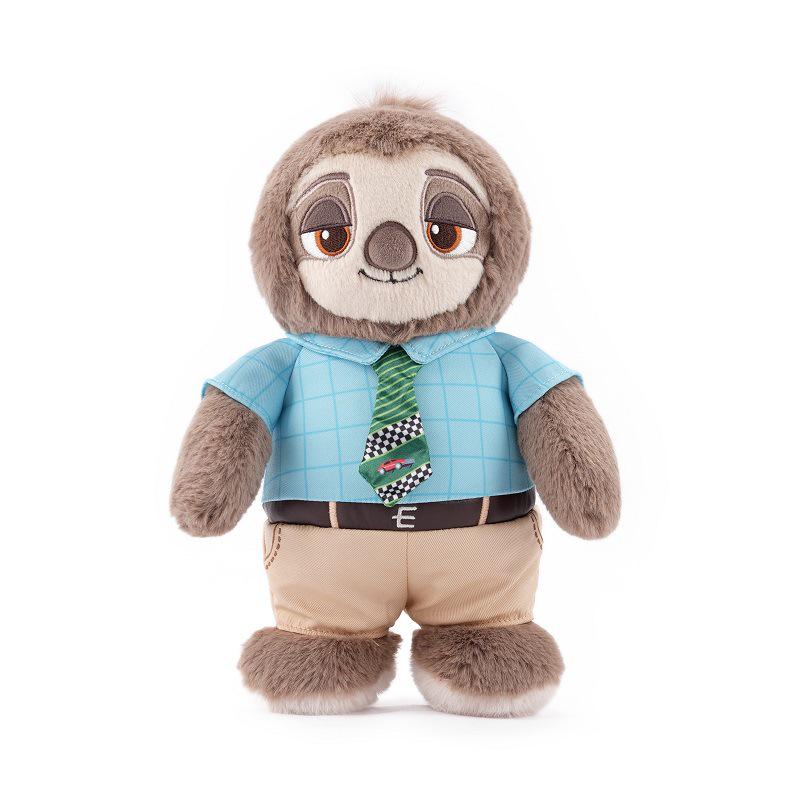 Authentic Zootopia 2 Judy & Nick Plush Keychain with Officer Clawhauser Ornament