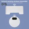 Toilettensensor-Spülset, freihändiger 0,25-Sek.-Induktionsspülschalter, intelligenter Toilettenspüler mit IPX5-Wasserschutzklasse