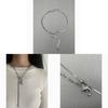 No Brand Long Animal Pendant Necklace With Tassel For Women Men