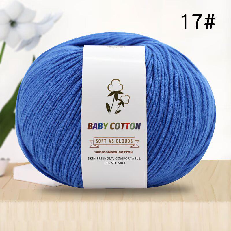 Pure Xinjiang Cotton Yarn for Children's Knitting and DIY Crochet Projects