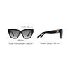 Celine Triomphe 09 UV Protection Black Square Sunglasses Women Sunglasses CL40253I-01F