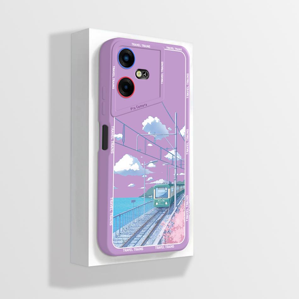 For Tecno Pova Neo 3 Case Stylish Flower Matte Soft Silicone Back Cover for Tecno Pova Neo 3 LH6n Neo3 Phone Cases Bumper Fundas