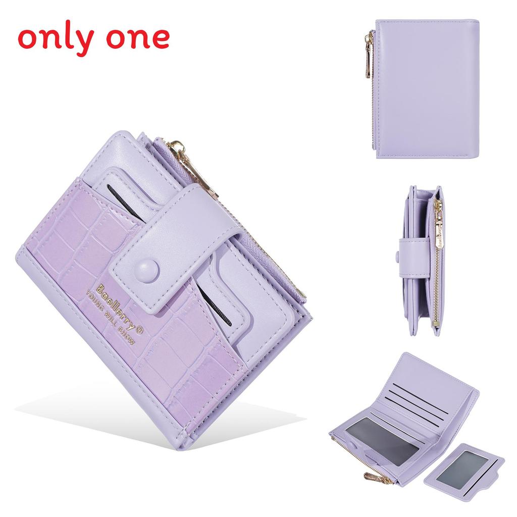 Womens Pu Wallet With Card Slots And Money Clip For Daily Use