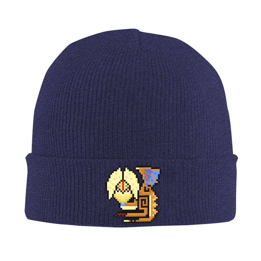 Yian Kut-Ku Knitting Hat Monster Hunter Wilds Beanie Hats Outdoor Sport Warm Soft Unisex Adult Bonnet Hats Spring Caps