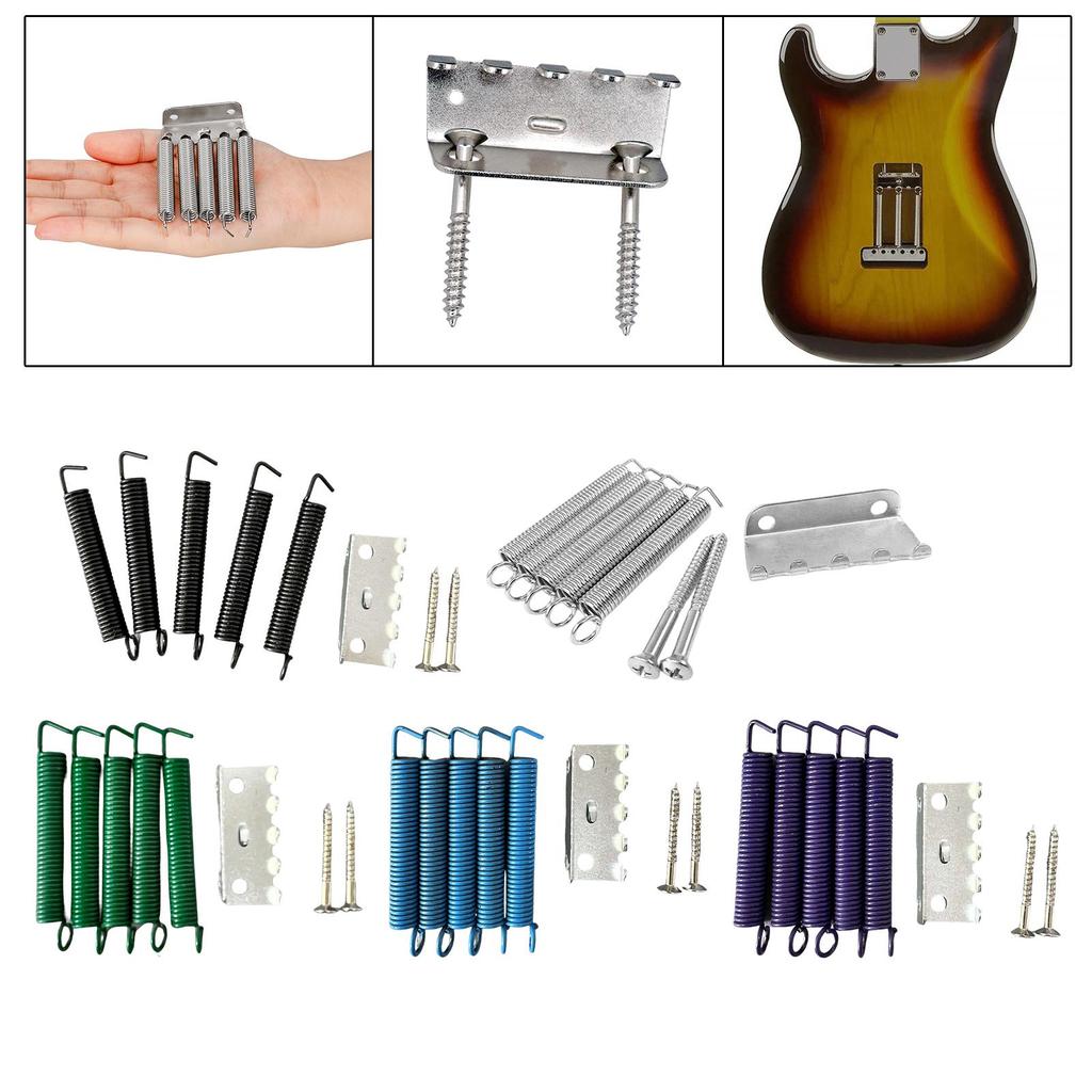 Silent tremolo bridge springs claw and hook, replaced by screw,