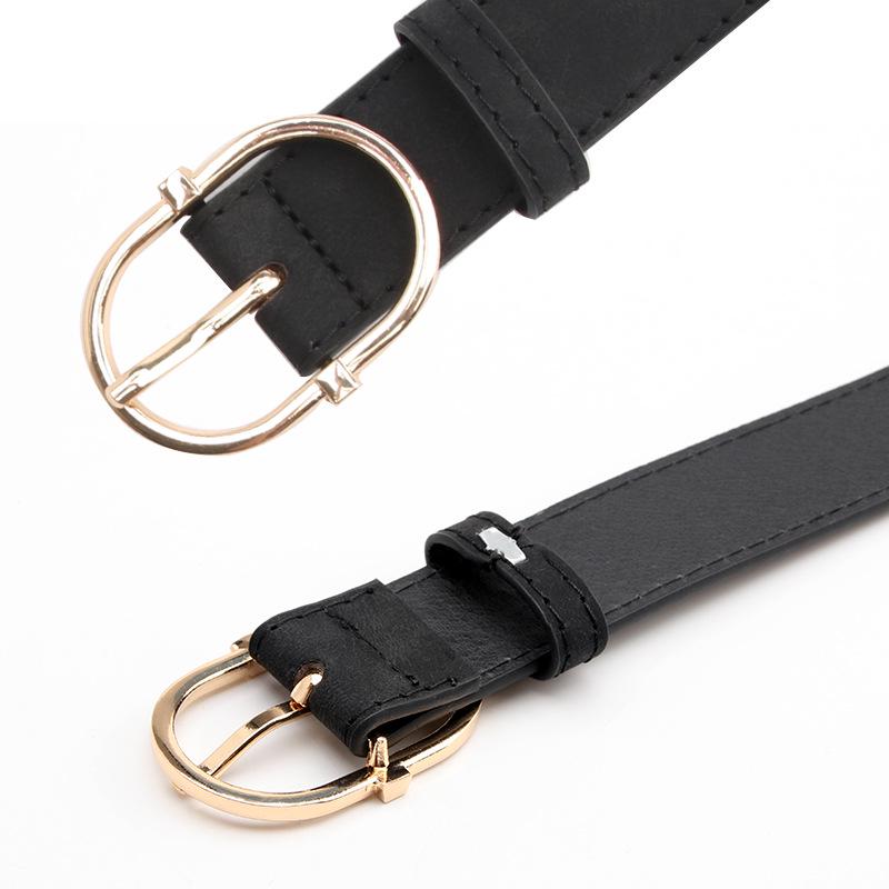 Women's Stylish Soft Jeans Belt with Alloy Pin Buckle