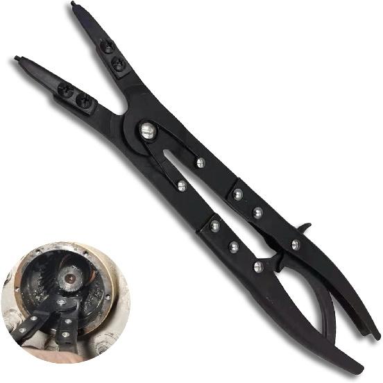 38700 Spindle Snap Ring Pliers Compatible with Ford 2007-2020 F-250 350 450 550 Super Duty 4WD Pickups, 12in Heavy Duty Internal External Snap Ring