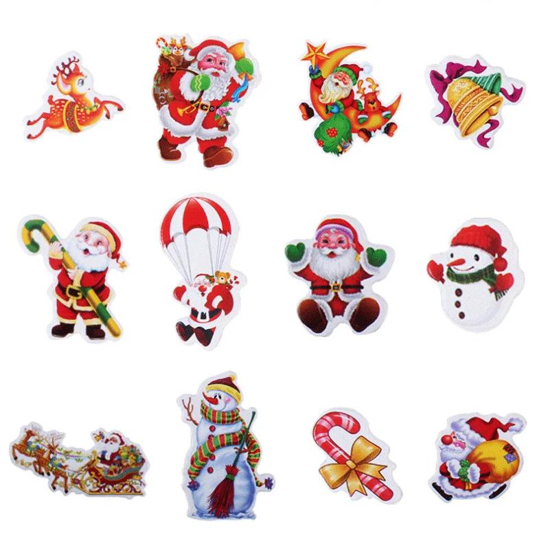 5 gab. Ziemassvētku dāvana Priecīgus Ziemassvētkus 3D burbuļuzlīme Multfilmu Ziemassvētku vecītis Zvans Pufīgas uzlīmes Jaunais gads Ziemassvētki Līpošs dekors bērnam