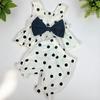 Neue Sommerkollektion für Mädchen: Gepunktetes Baumwoll-Tanktop mit Shorts, 2-teiliges Set – Modisches koreanisches Outfit für den ersten Geburtstag von Mädchen