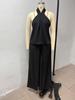 2026 Summer European & American Casual Sleeveless Top and High-Waisted Wide-Leg Pants Set for Women